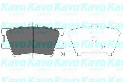 KAVO PARTS kbp9086 -  Комплект тормозных колодок, дисковый тормоз